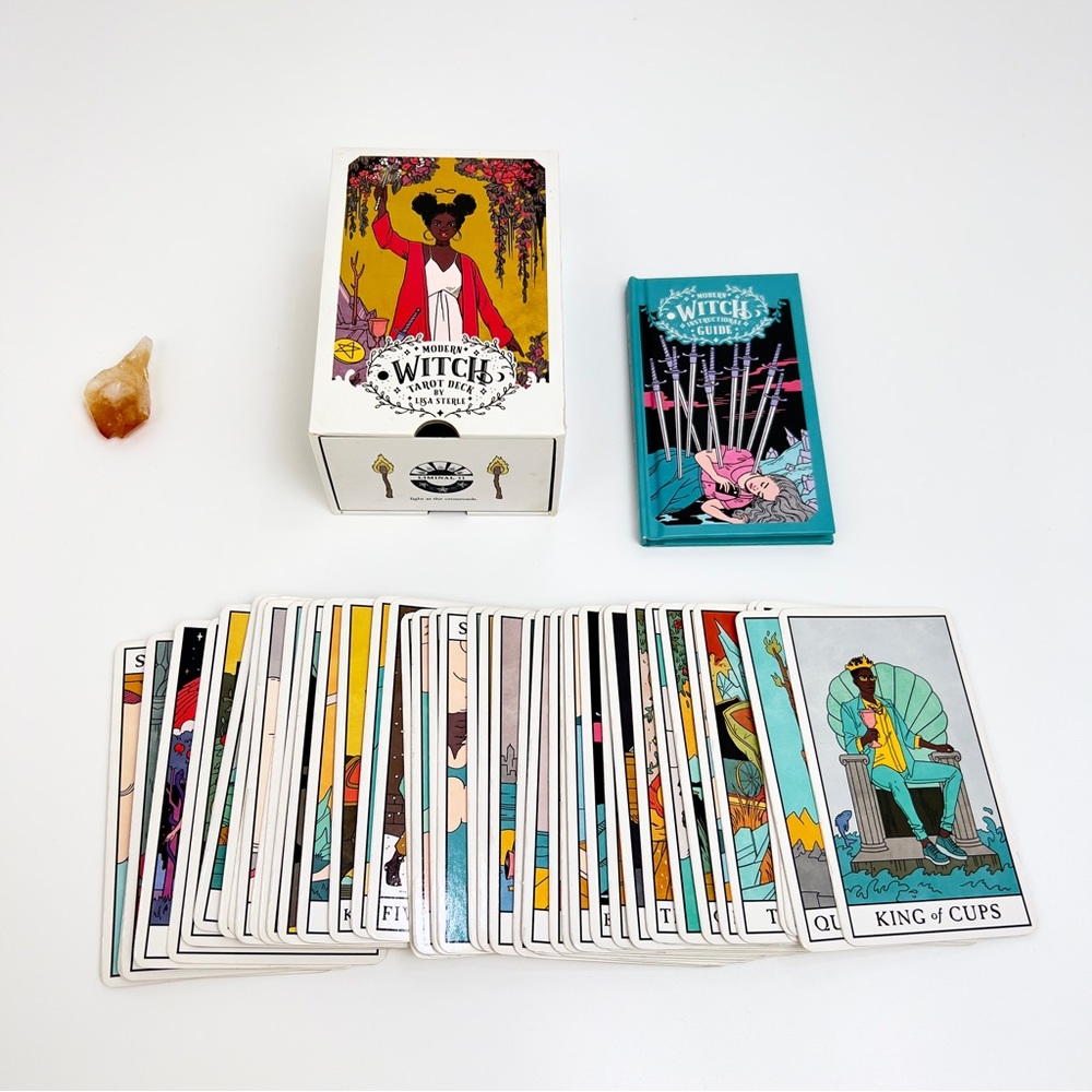 The Modern Witch Tarot Deck ( includes guidebook )